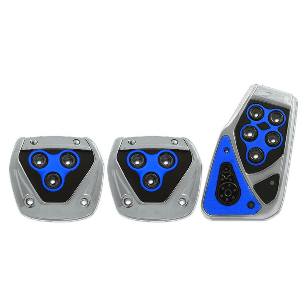  [AUSTRALIA] - Pilot Automotive Pilot PM-2313B2 Voltage Pedal Pad Set for Manual Transmissions - Black/Blue