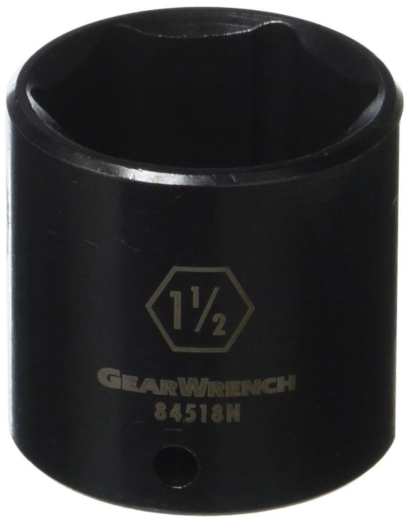  [AUSTRALIA] - GEARWRENCH 1/2" Drive 6 Point Standard Impact SAE Socket 1-1/2" - 84518N 1-1/2"