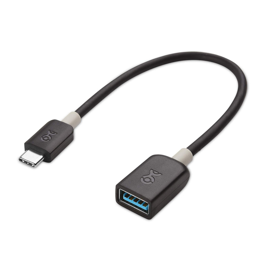  [AUSTRALIA] - Cable Matters USB C to USB Adapter (USB to USB C Adapter, USB-C to USB 3.0 Adapter, USB C OTG) in Black 6 Inches