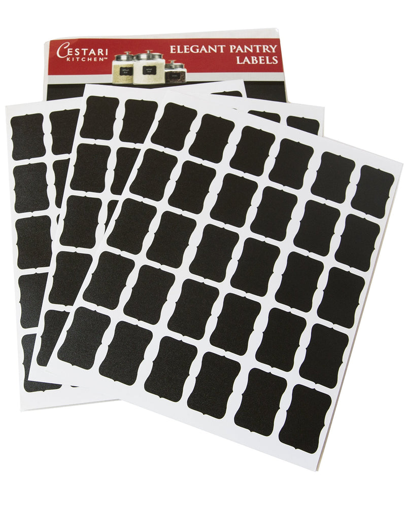  [AUSTRALIA] - Chalkboard Labels: Mini Decorative Chalk Labels - Set of 90 Premium Reusable Blackboard Stickers - Stylish Home Organization, Wedding Decorations, Party Favors, Craft Projects, Labels for Mason Jars
