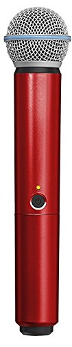  [AUSTRALIA] - Shure WA713-RED Colored Handle Only for BLX2/SM58 and BLX2/BETA58A Wireless Transmitters (Red) Red BLX2/SM58 or BLX2/BETA58A