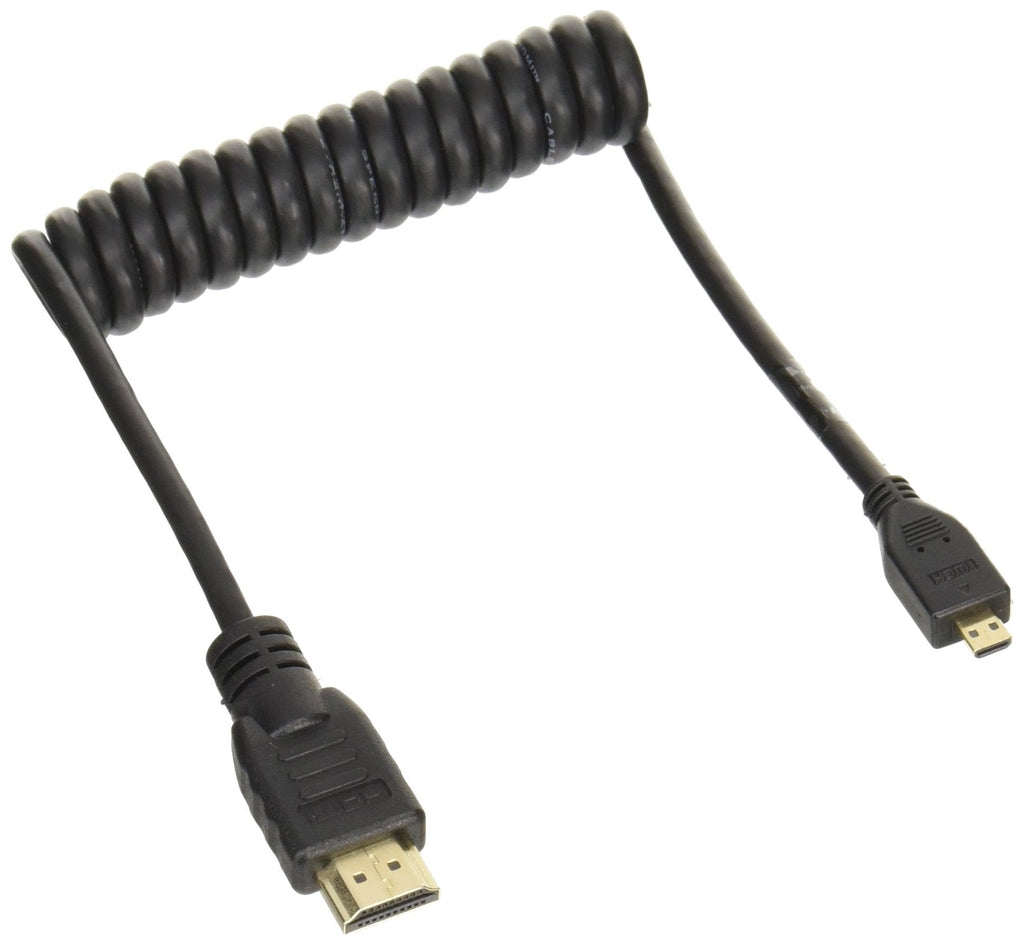 Atomos ATOMCAB015 HDMI Coiled Cable (Micro HDMI to Full HDMI) - LeoForward Australia