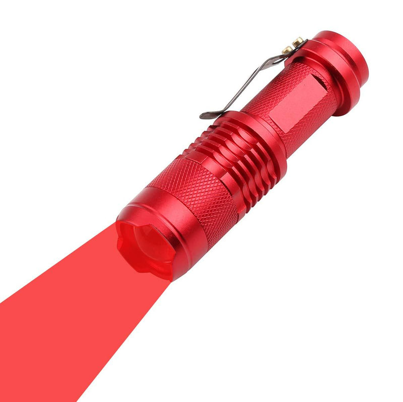 WAYLLSHINE Scalable Red LED 3 Mode Long Range Red Beam Red Light Flashlight, Red Flashlight Red LED Flashlight Torch with Red Light For Night Outdoor Work, Reading-Red House - LeoForward Australia