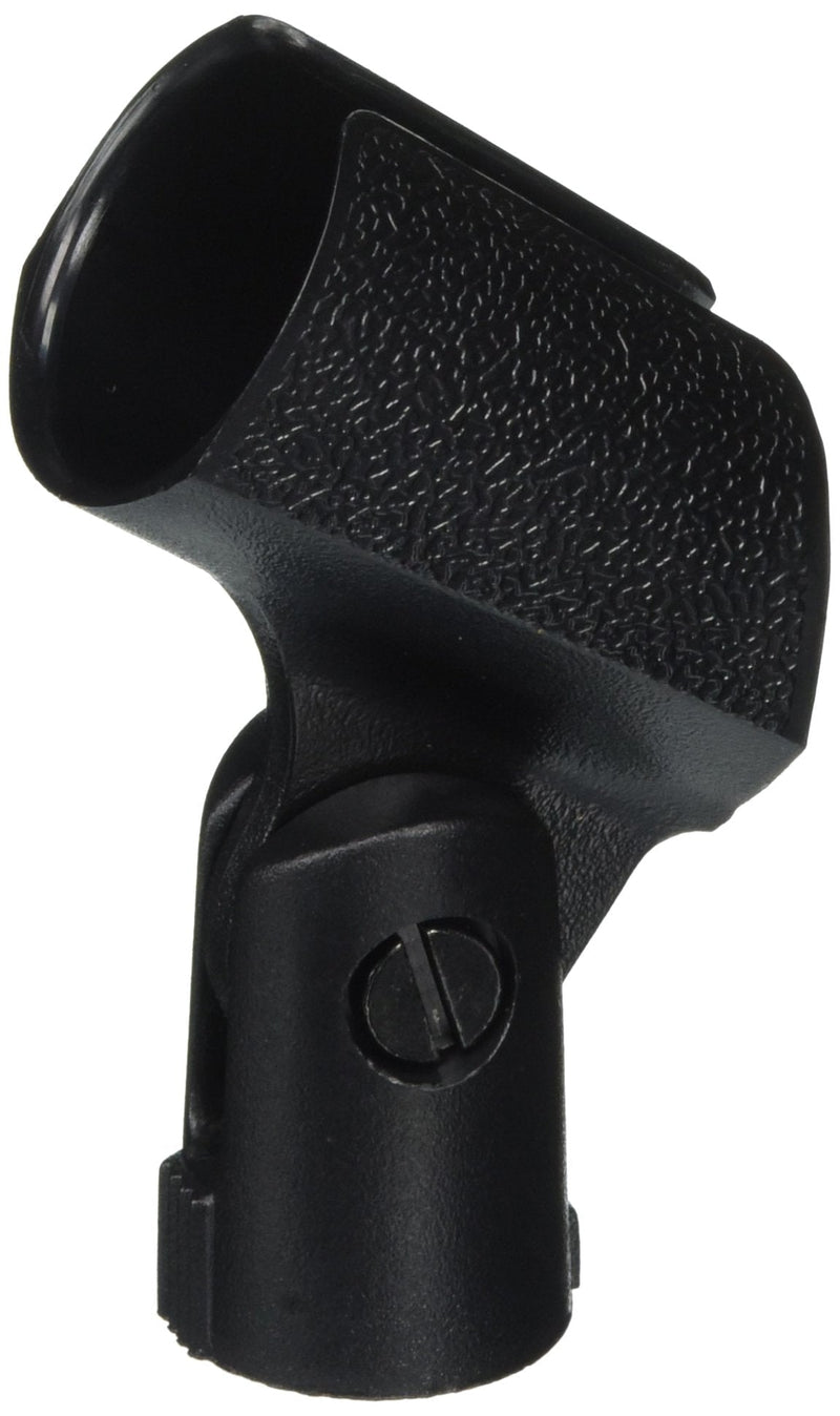  [AUSTRALIA] - Performance Plus SM58 Style Tapered Barrel Black Plastic Microphone Holder (MH2) 1 Pack
