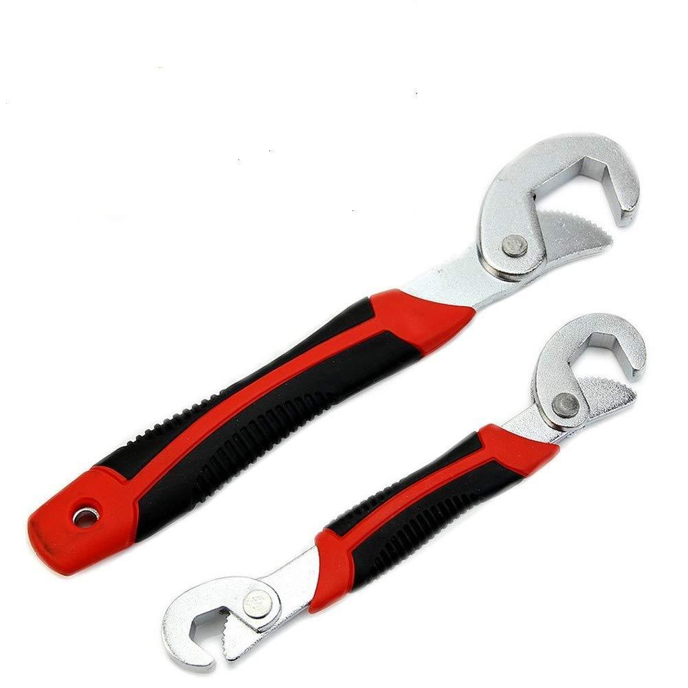  [AUSTRALIA] - FAMI Adjustable Wrench,Adjustable Spanner, Universal Wrench,Quick Multi-function,New Snap'N Grip 9-32mm 2 packs