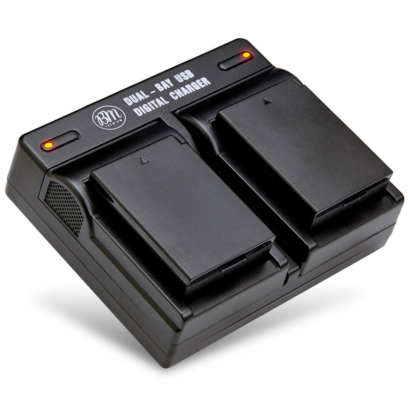 BM Premium Pack of 2 LP-E10 Batteries and USB Dual Battery Charger Kit for Canon EOS Rebel T3, T5, T6, T7, Kiss X50, Kiss X70, EOS 1100D, EOS 1200D, EOS 1300D, EOS 2000D Digital Cameras - LeoForward Australia