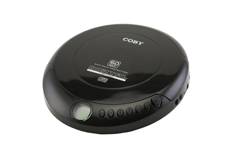  [AUSTRALIA] - Coby Portable Compact Anti-Skip CD Player – Lightweight & Shockproof Music Disc Player w/ Pro-Quality Earbuds - For Kids & Adults - Home Car & Travel Standard Packaging