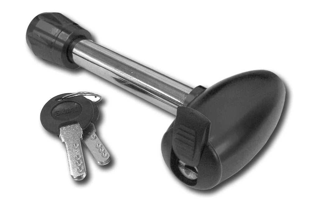  [AUSTRALIA] - MaxxHaul 70367: 5/8" Forged Steel Rotating Hitch Lock with Anodized Aluminum Locking Head