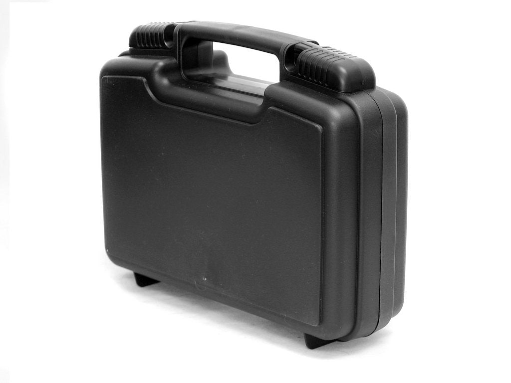  [AUSTRALIA] - Cases By Source SL-1062 Lightweight Plastic Carry Tool Case with Convoluted Foam, 10 x 6 x 2.75, Black