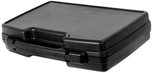  [AUSTRALIA] - Cases By Source SL-1694 Lightweight Plastic Carry Tool Case with Convoluted Foam, 16.375 x 9.25 x 3.5, Black