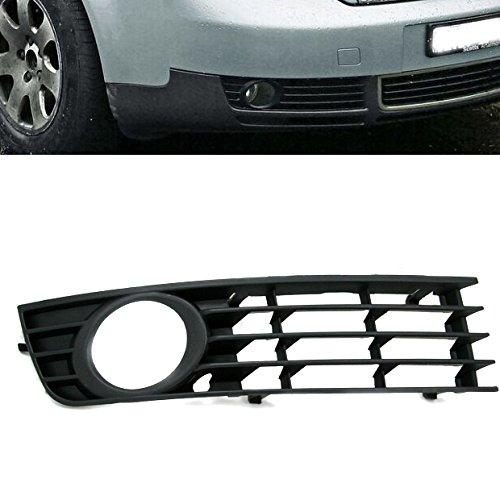  [AUSTRALIA] - Black ABS Plastic Front Bumper Lower Fog Light Insert Grille Right/Passenger Side Fit for Audi A4 B6 2002-2005