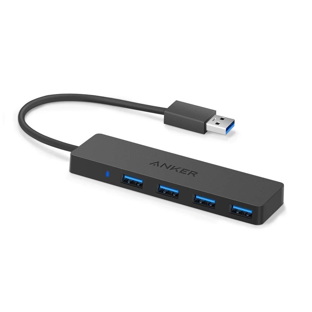  [AUSTRALIA] - Anker 4-Port USB 3.0 Ultra Slim Data Hub for Macbook, Mac Pro/mini, iMac, Surface Pro, XPS, Notebook PC, USB Flash Drives, Mobile HDD, and More