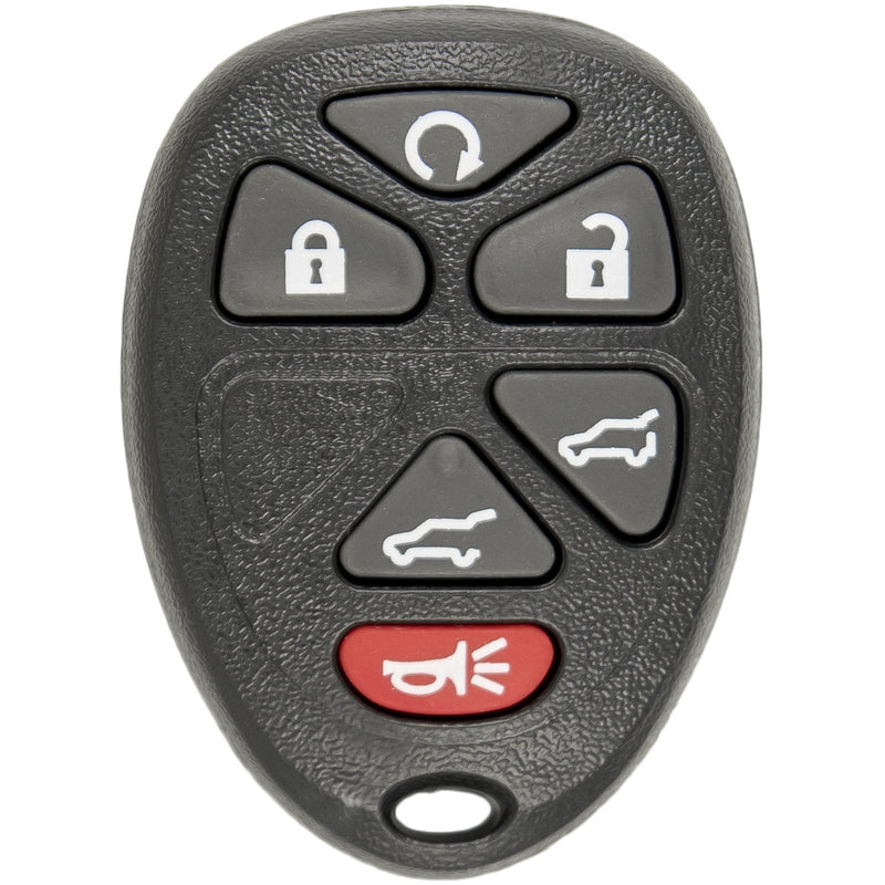  [AUSTRALIA] - Keyless2Go Keyless Entry Car Key Replacement for Vehicles That Use 6 Button 15913427 OUC60270 Remote, Self-programming