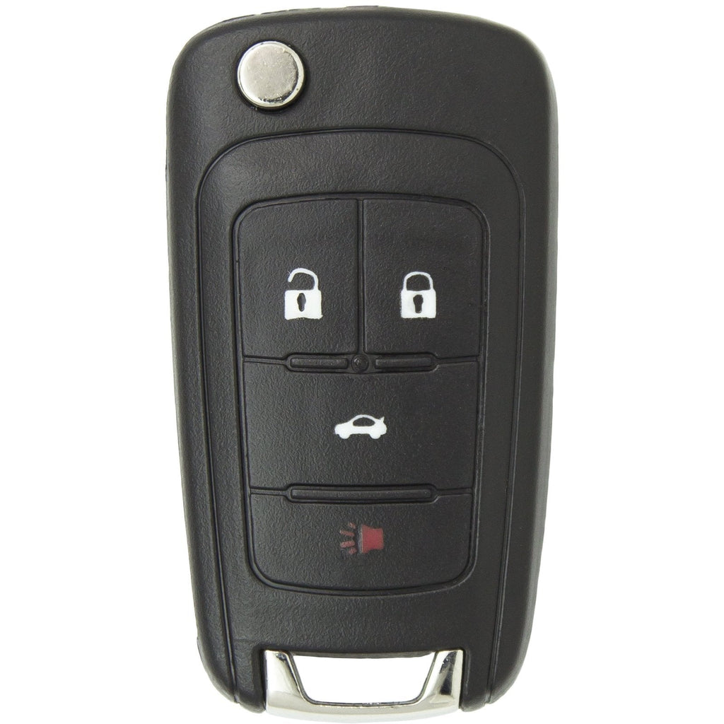  [AUSTRALIA] - Keyless2Go New Keyless Remote 4 Button Flip Car Key Fob for Equinox Verano Sonic and Other Vehicles That Use FCC OHT01060512
