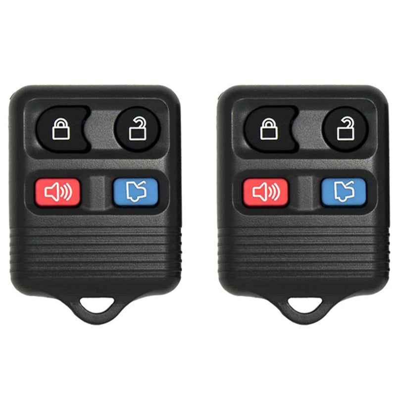  [AUSTRALIA] - Keyless2Go New Replacement Shell Case and 4 Button Pad for Remote Key Fob with FCC CWTWB1U345 - Shell ONLY (2 Pack)