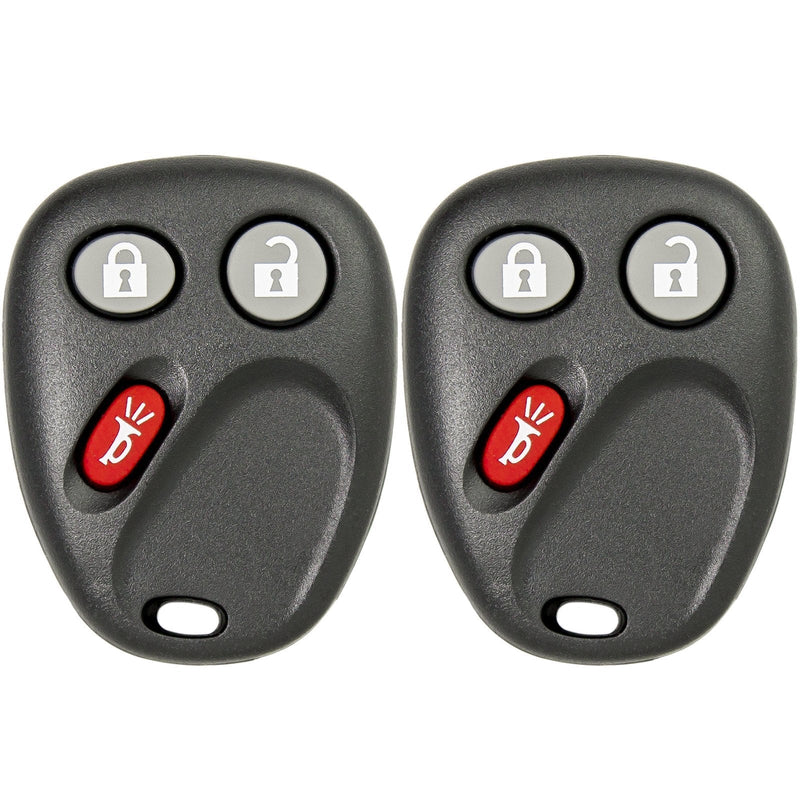  [AUSTRALIA] - Keyless2Go Keyless Entry Car Key Replacement for Vehicles That Use 3 Button LHJ011-2 Pack 2
