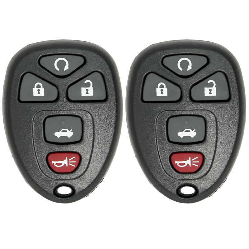  [AUSTRALIA] - Keyless2Go 2 New Replacement Keyless Entry Remote Start Car Key Fob for 22733524 KOBGT04A Malibu Cobalt G5 G6 Grand Prix Lacrosse Allure