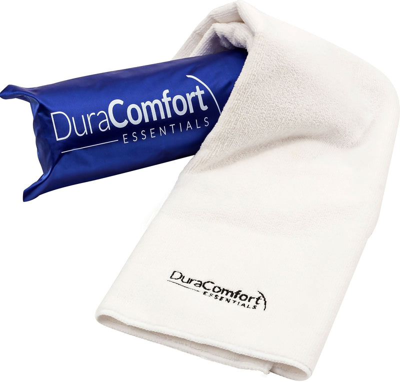  [AUSTRALIA] - DuraComfort Essentials Super Absorbent Anti-Frizz Microfiber Hair Towel, Large 41 x 19-Inches