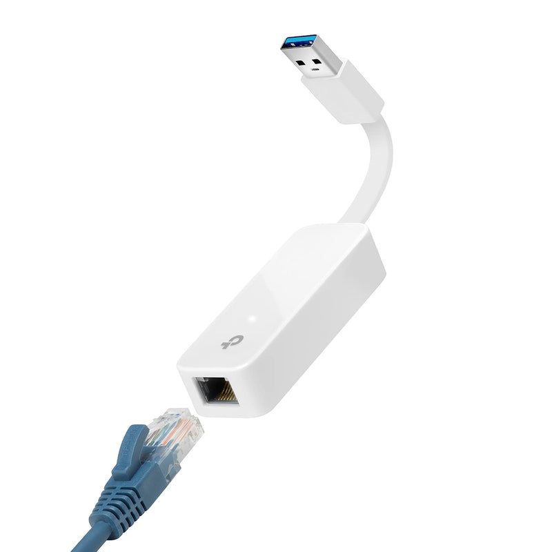  [AUSTRALIA] - TP-Link USB to Ethernet Adapter, Foldable USB 3.0 to 10/100/1000 Gigabit Ethernet LAN Network Adapter, Support Windows 10/8.1/8/7/Vista/XP for Desktop Laptop Apple MacBook Linux (UE300)