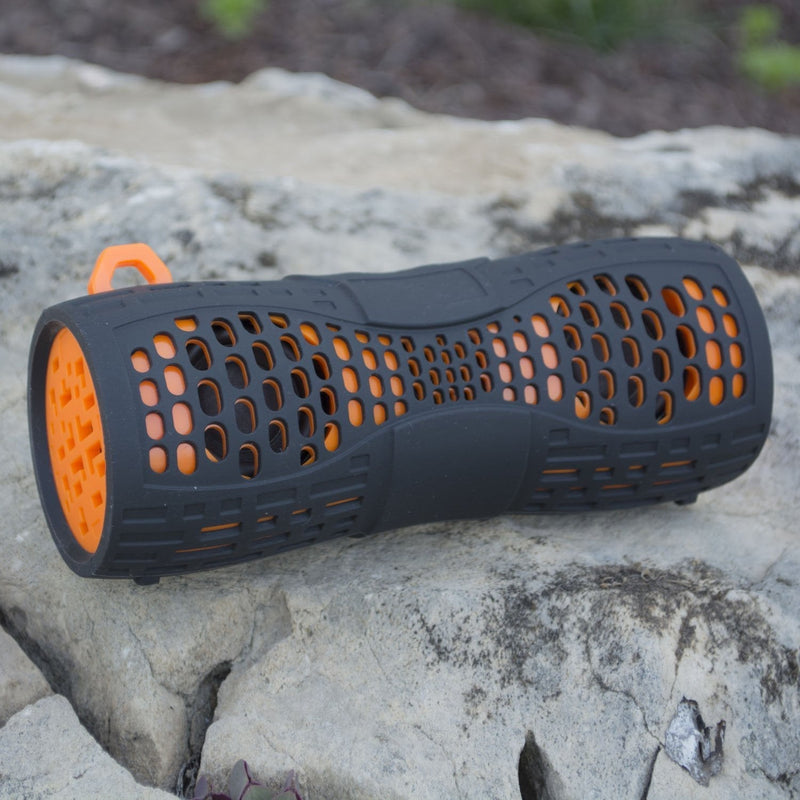 Buffalo Tools SPEAKERBH20 Waterproof Speaker - Blk/Orng, Black, orange - LeoForward Australia