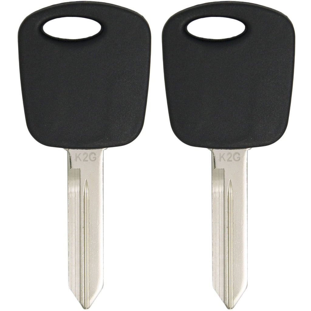  [AUSTRALIA] - Keyless2Go New Uncut Replacement Transponder Ignition Car Key H72 (2 Pack)