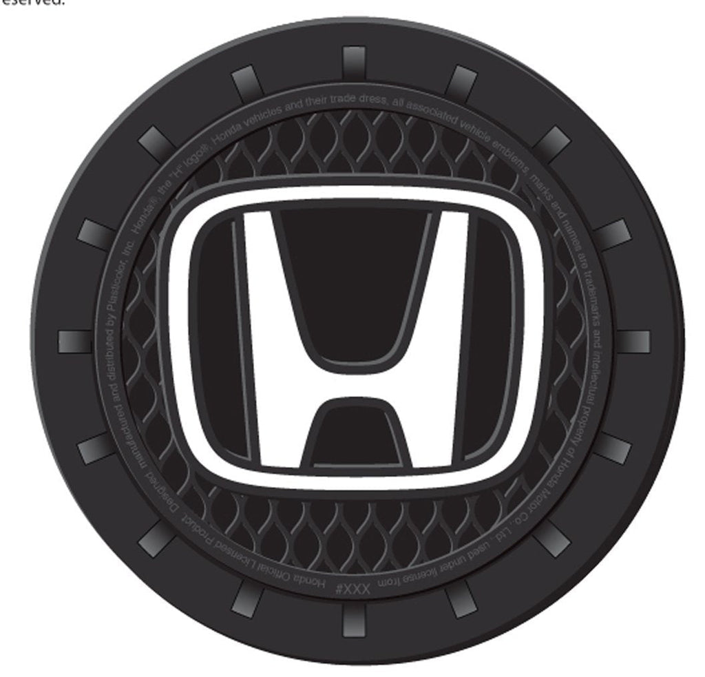  [AUSTRALIA] - Plasticolor 000675R01 Honda Auto Car Truck SUV Cup Holder Coaster 2-Pack