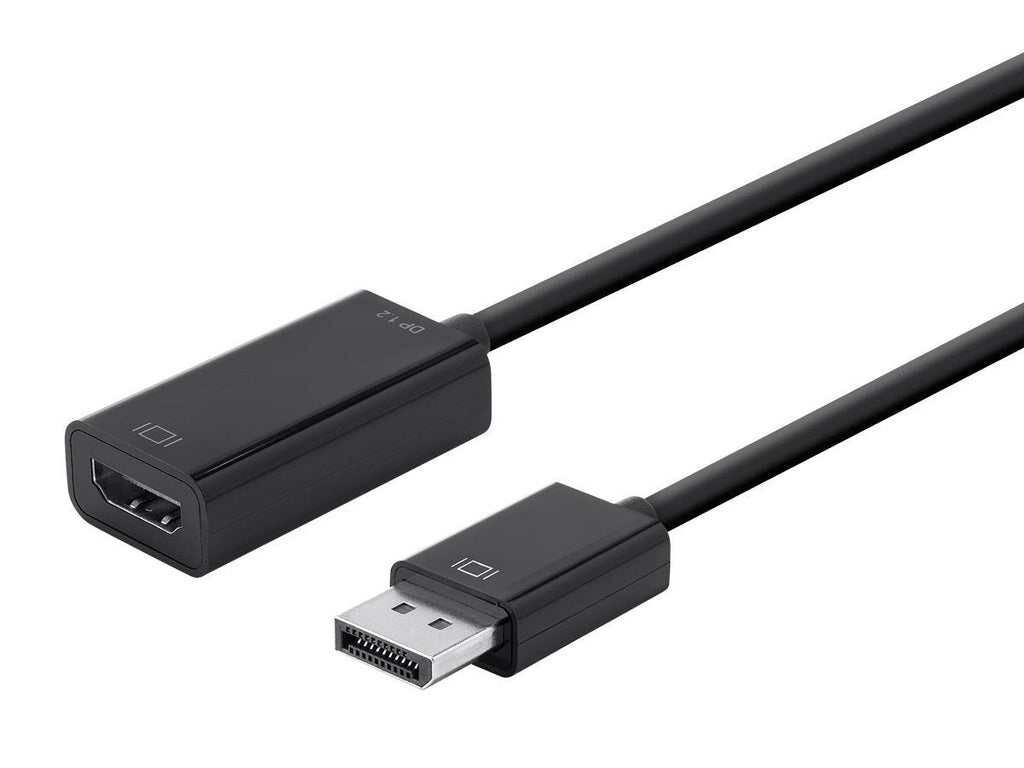 Monoprice DisplayPort 1.2a to 4K HDMI Active Adapter, Black (112781) - LeoForward Australia