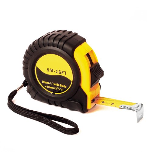  [AUSTRALIA] - Topzone 16 Feet 3/4" inch Professional Retractable Steel Measuring Tape Measure Ruler with Posi-Lock and Belt Clip