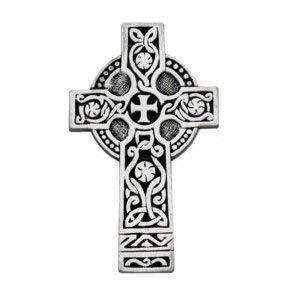  [AUSTRALIA] - Pewter CELTIC CROSS - VISOR CLIP Motorist IRISH - Ireland Prayer For Car - Automobile - GREAT GIFT - Never Drive Faster Than Your GUARDIAN ANGEL Can Fly