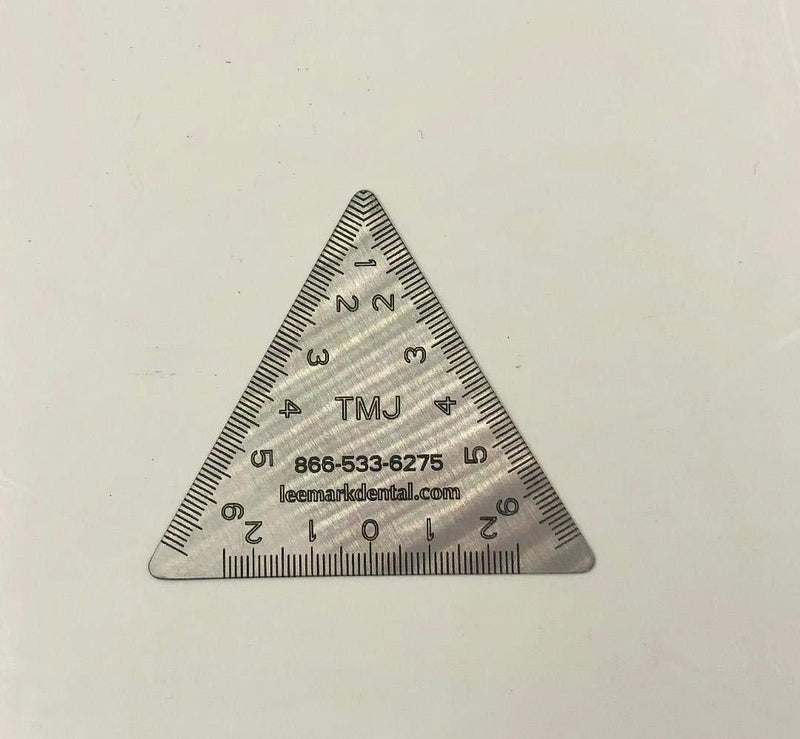 Stainless Steel Dental TMJ Triangular Ruler Instrument - LeoForward Australia