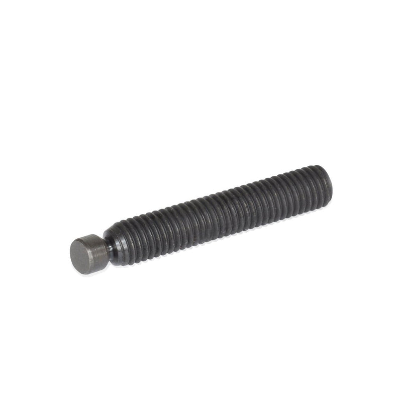 J.W. Winco L04-2244 Alloy Steel/Black Oxide TS Swivel Screw Clamp with Pad, Inch Size, Steel, 5/8-11 Thread, 2-5/8" Stud Length - LeoForward Australia