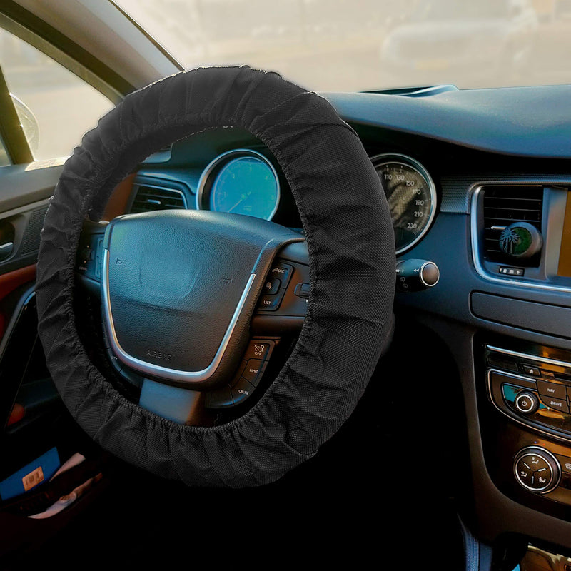  [AUSTRALIA] - Disklok DE 86515 Black Steering Wheel Protection Cover - Black