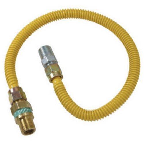  [AUSTRALIA] - BRASS CRAFT CSSD44R-60P ProCoat Stainless Steel Straight Gas Connector with Excess Flow Valve