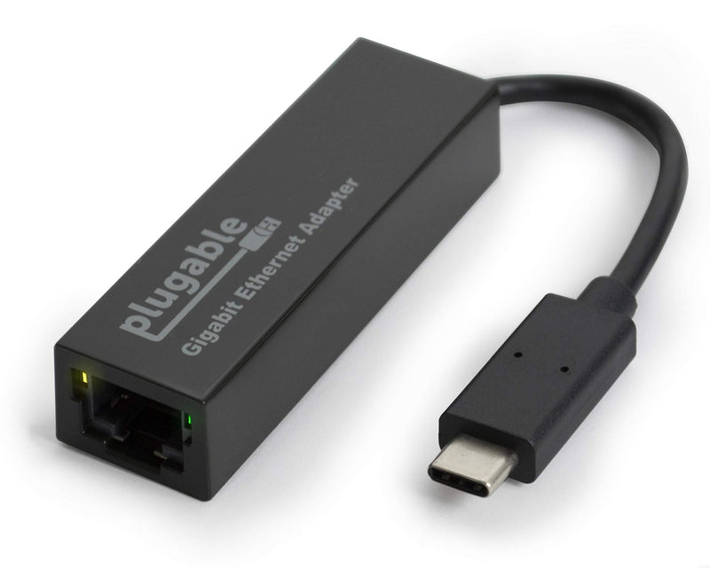 Plugable USB C Ethernet Adapter, Fast and Reliable Gigabit Connection, Compatible with Windows 10, 8.1, 7, Linux, Chrome OS, Dell XPS, HP, Lenovo - LeoForward Australia