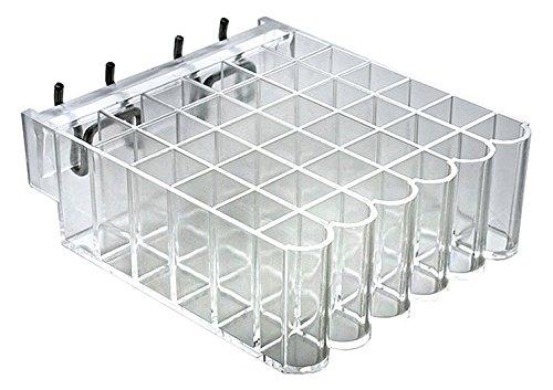 Azar Displays 225526-2pack 36-Compartment Cosmetic Tray for Pegboard, Slatwall/Counter Top (Pack of 2) - LeoForward Australia