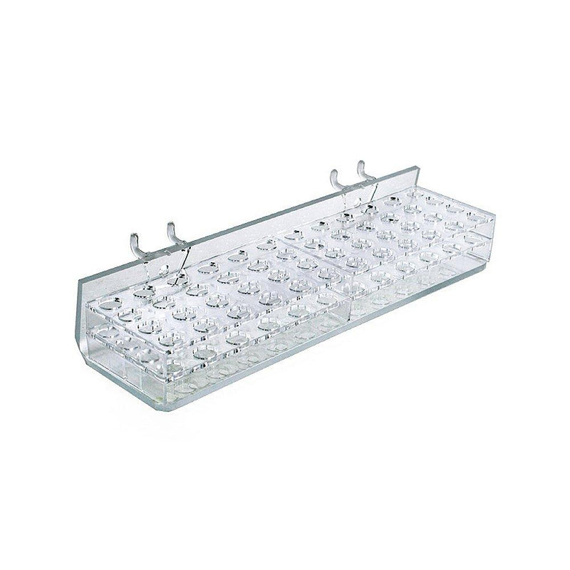 Azar Displays 225548-2pack 48-Compartment Cosmetic Tray for Pegboard, Slatwall/Counter Top (Pack of 2) - LeoForward Australia
