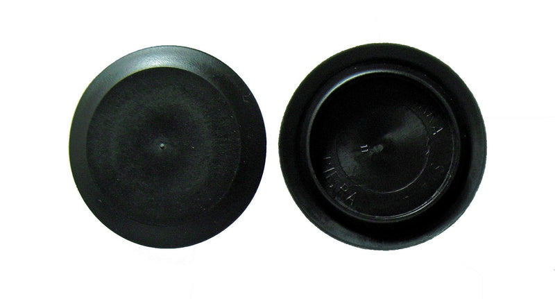 2 1/2" 2.5 inch Flush Mount Black Plastic Body and Sheet Metal Hole Plug Qty 5 - LeoForward Australia