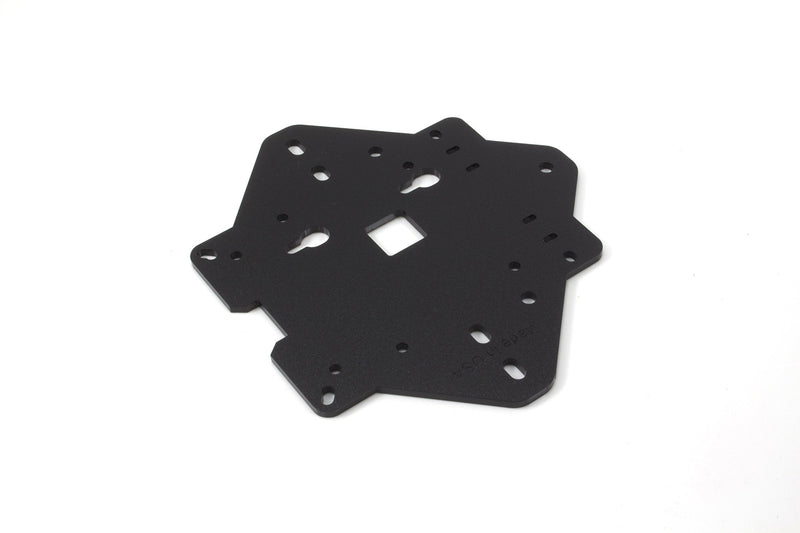  [AUSTRALIA] - C4Labs Zebra VESA Mounting Plate - Acrylic - for Raspberry Pi 4 B, 3B+, 3, Pi 2, and Pi B+ Arduino: Black