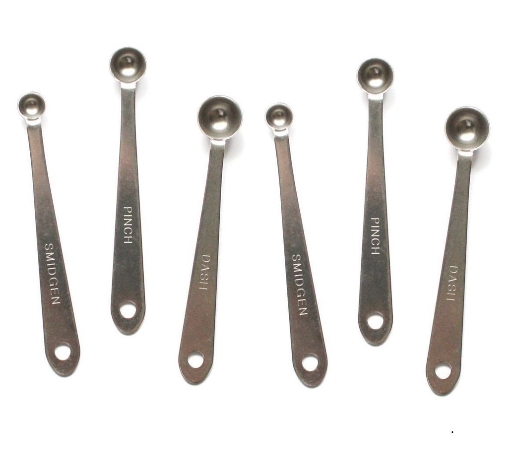 2 X RSVP Endurance Stainless Steel 3 Piece Mini Measuring Spoon Set - LeoForward Australia