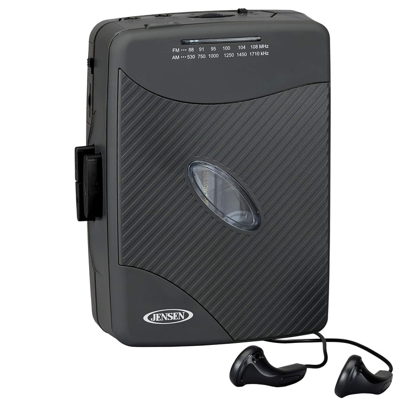  [AUSTRALIA] - Jensen Portable Compact Lightweight Slim Design Stereo AM/FM Radio Cassette Player