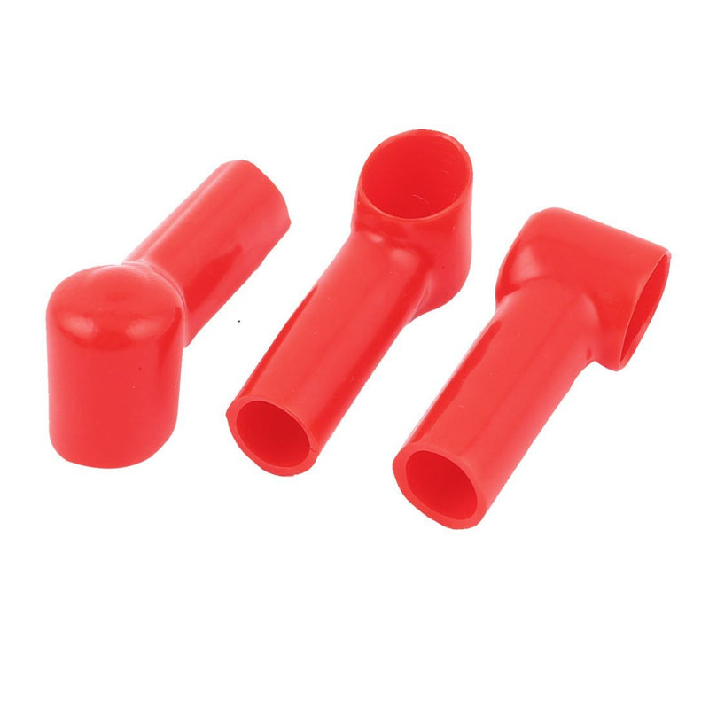  [AUSTRALIA] - uxcell 3Pcs PVC Battery Terminal Insulating Protector Covers Red 14mmx10mm