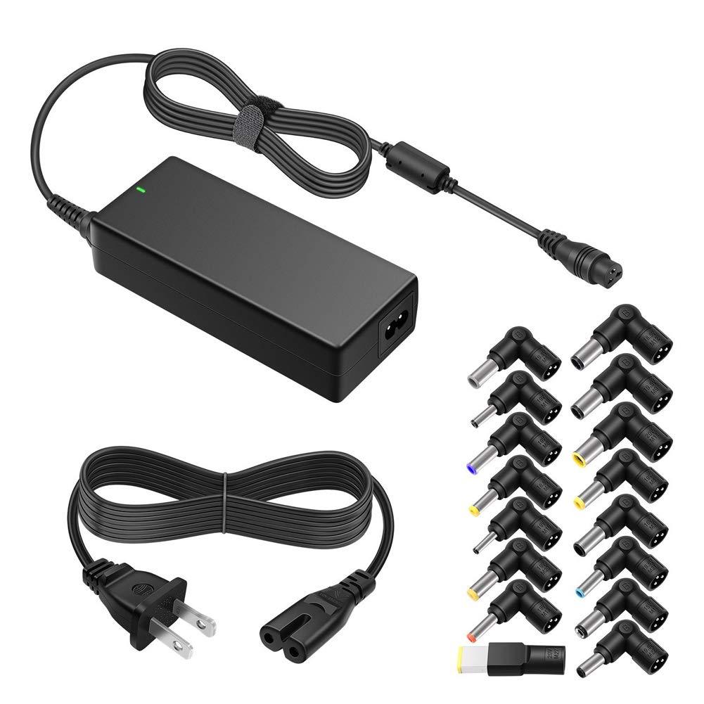 ZOZO 90W AC Laptop Charger for HP Dell Toshiba IBM Lenovo Acer ASUS Samsung Sony Fujitsu Gateway Notebook Ultrabook Chromebook DC Output 15V 16V 18.5V 19V 19.5V 20V Power Adapter Supply Cord - LeoForward Australia