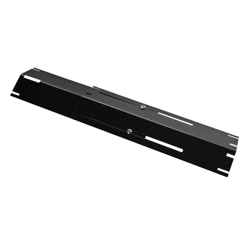 Unicook Porcelain Steel Heat Plate, Extends from 11.75" up to 21" L, Pack of 1, Grill Replacement Parts, Heavy Duty Adjustable Heat Shield, Heat Tent, Burner Cover, Flame Tamer for Barbecue Gas Grill - LeoForward Australia