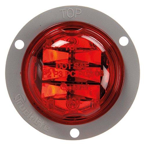 [AUSTRALIA] - Truck-Lite 30379R 30 Series Red LED Marker/Clearance Lamp (8 Diode With Gray Flange Fit N Forget Connection LED)