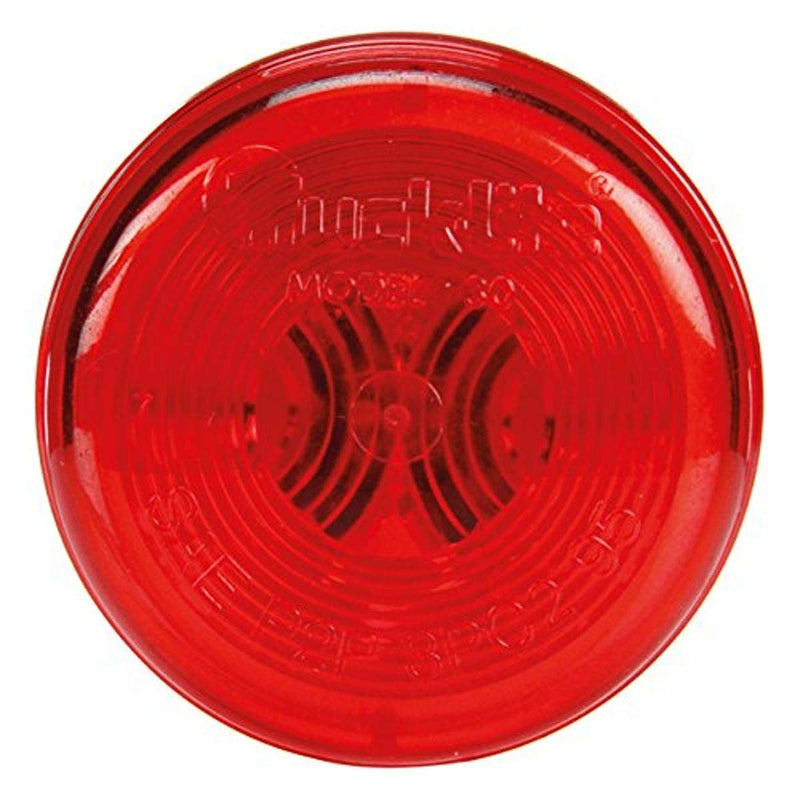  [AUSTRALIA] - Truck-Lite 30200R3 30 Series Red LED Marker/Clearance Light Red 2" Round