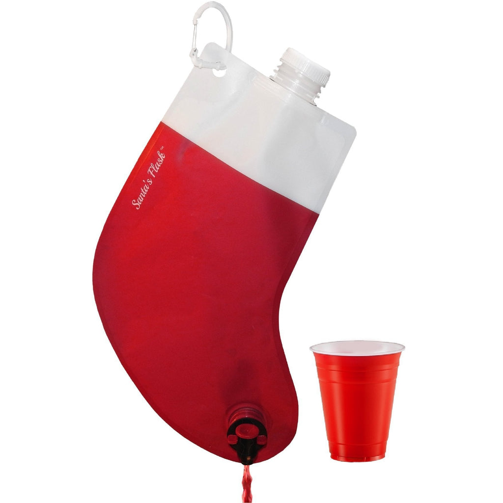  [AUSTRALIA] - Party Flasks Santa Drink Beverage Dispenser Funny Holiday Gag Gifts for Liquor and Wine for Christmas Party Celebration 1