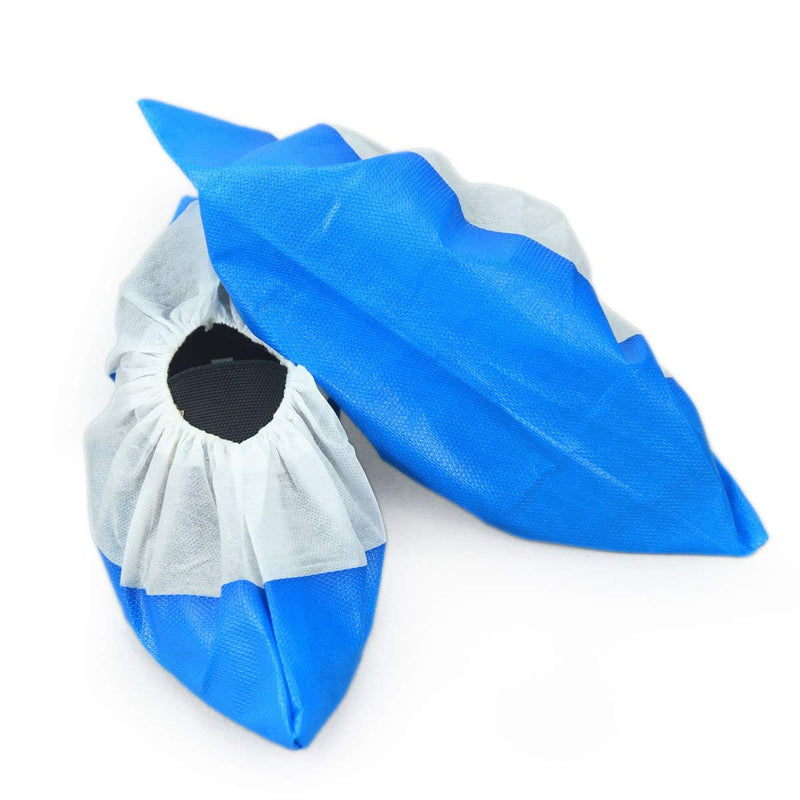  [AUSTRALIA] - Cleaing Disposable Waterproof Shoe Covers 50 Pack Non Slip for Indoor One Size Fits All Up to XL 1
