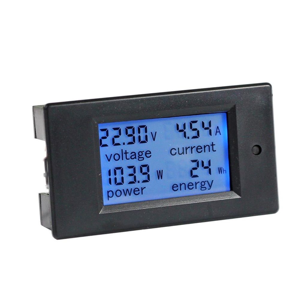  [AUSTRALIA] - bayite DC 6.5-100V 0-100A LCD Display Digital Current Voltage Power Energy Meter Multimeter Ammeter Voltmeter with 100A Current Shunt