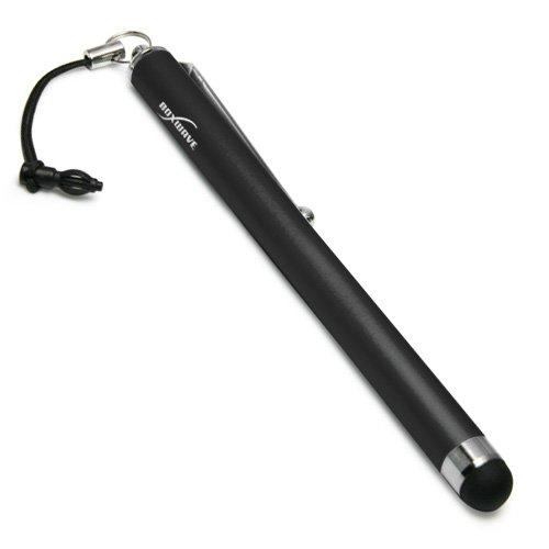 Stylus Pen for Panasonic Toughpad FZ-M1 (Stylus Pen by BoxWave) - Capacitive Stylus, Rubber Tip Capacitive Stylus Pen for Panasonic Toughpad FZ-M1 - Jet Black - LeoForward Australia