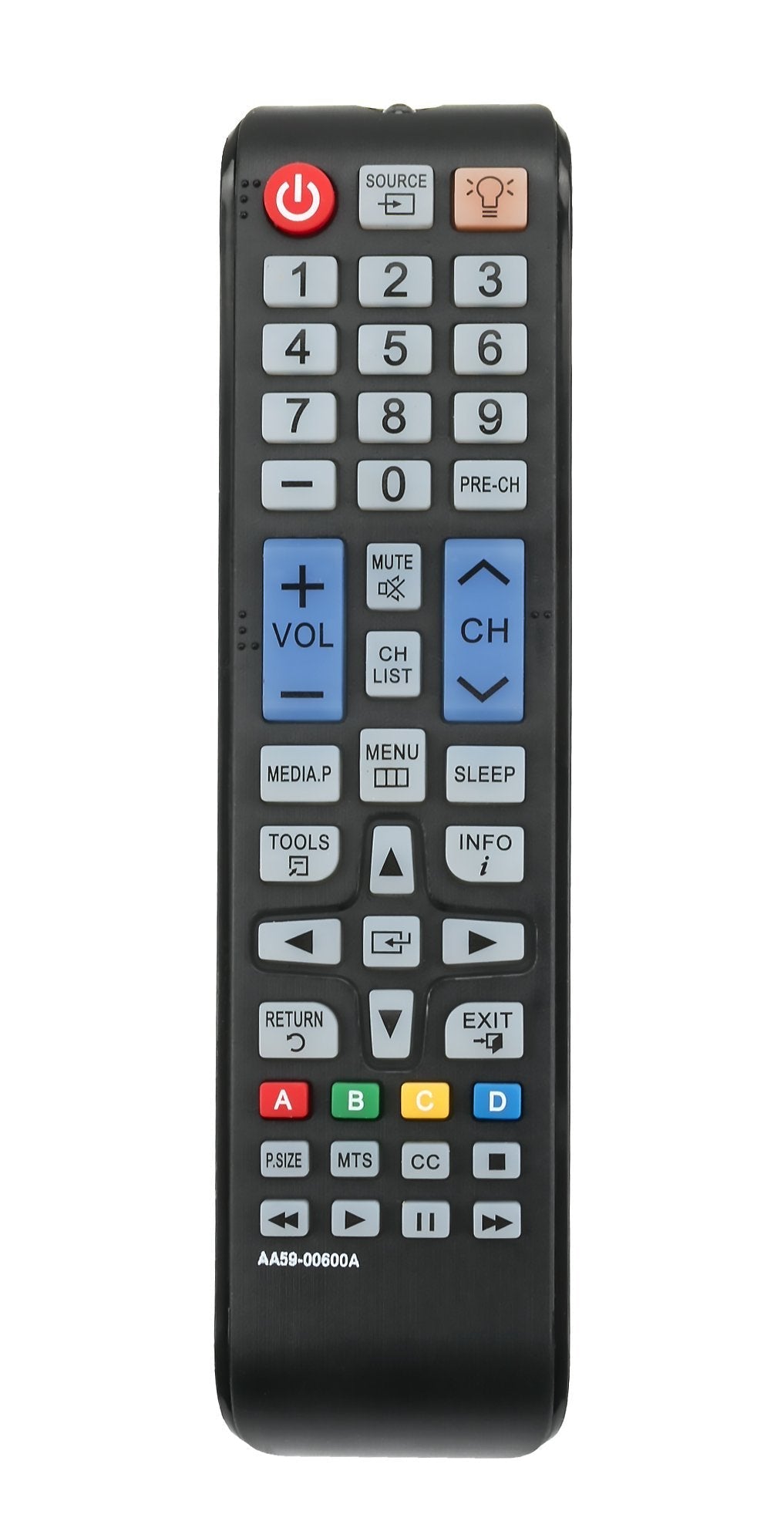 AA59-00600A Replaced Remote fit for Samsung TV UN22F5000 UN32F5000 UN40F5000 UN46F5000 UN50F5000 UN40EH6000 UN40EH6050 UN46EH6000 UN46EH6050 UN50EH6000 UN50EH6050 UN55EH6000 UN55EH6050 UN60EH6000 - LeoForward Australia
